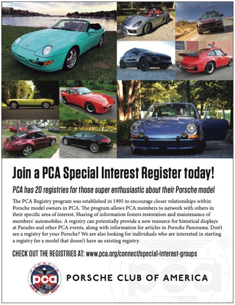 pca potomac|porsche potomac region.